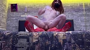 stepsister dominates and fucks bitch friend hard in hotel