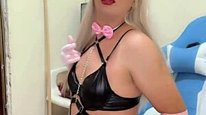 Pretty Schoolgirl Transsexual Exclaims, 'Give Me Your Rich Milk Now!'