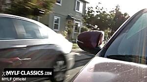 hey, they all want that cock for blowjob and pussy licking in this 4some with milf and redhead