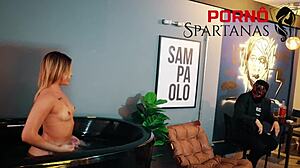 gabily gives rough blowjob hairless?