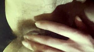 Teacher Masturbates Hairy Wet Pussy During Break