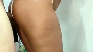 Me Deje Llevar Por Mi Padrastro Y Termino Dándome Anal De Pie Y Se Corrió Dentro De Mí