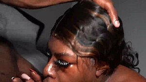 Busty BBW Jala Dixon's Rough Face Fucking and Gagging Skills