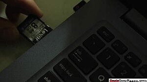 hot teen 18+ blonde gets rammed hard by pervy photographer in hardcore riding session