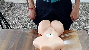 Inexperienced Young 18+ Man Tries Sex Toy With Fetish Domination