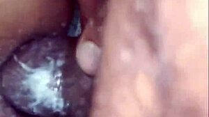 Desi Indian bhabhi in intimate bedroom moment