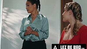 Lez Be Bad - Naughty PAWG Intern Nicole Aria Gets Raw Disciplined by Femdom Boss Milf Dana Vespoli