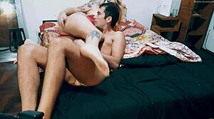 Stepfather Convinces Naughty Stepdaughter in Doggystyle Sex