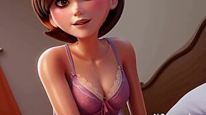 helen parr from the incredibles in nude hentai sex scenes, ai generated cartoon porn collection with explicit actions.