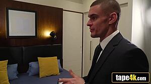 Unfaithful tattooed bride spreads her legs in doggystyle fucking right before saying i do.