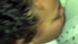 The submissive girl pleases her boyfriend's friend with her big ass and tits.