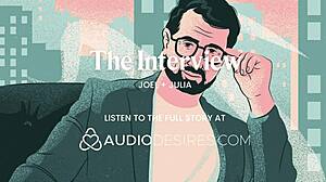 rubbing her tits during the interview she cums all over herself she asked me for my dick so i gave it to her 😏🍆