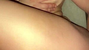 Amateur couple engages in rough outdoor fucking after public masturbation