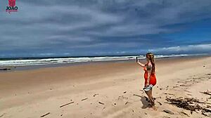 Wild nudist beach orgy with Joao o Safado and Lunna Geek! 🏖️🔥