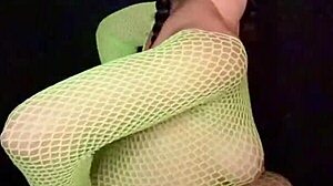Can You Handle Nadia Diamo's Hot Ass Twerking in Fishnets Slow Motion?