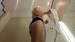 Transparent Clothes Try-On Without Panties on Hidden Cam