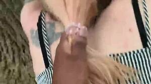 We got caught in the forest as she begged for that forbidden dick!