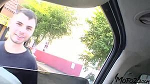 Porn actor struggles with rough orgasm