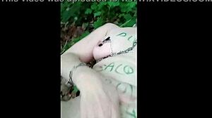 French Milf Slapped in Forest