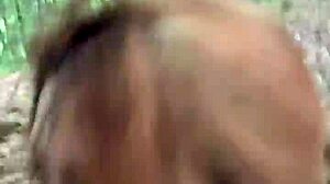 We got caught in the forest as she begged for that forbidden dick!