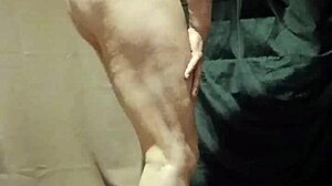 Female Slave Engages In Self-Session With Belt And Clamps