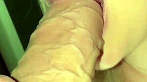 Amateur couple engages in rough outdoor fucking after public masturbation