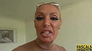 Amateur milf sub in throated fetish session