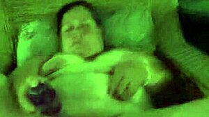 My BBW vibrator play at the campsite