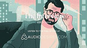 rubbing her tits during the interview she cums all over herself she asked me for my dick so i gave it to her 😏🍆