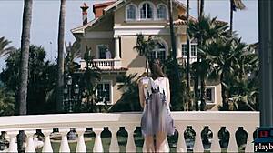 Teen girl next door visits big dick neighbor