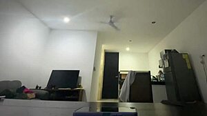 Young submissive latina gives her ass to stepbrother with spanking.