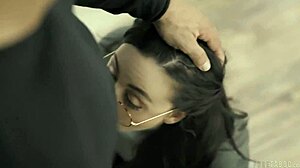 Whitney Wright's nerdy glasses blowjob with a young 18+ twist.