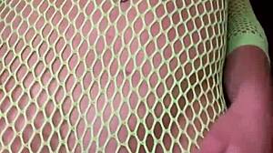 Can You Handle Nadia Diamo's Hot Ass Twerking in Fishnets Slow Motion?