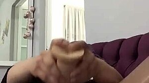 mature woman subtly enjoys intimate self-pleasure in private moments.