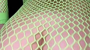 Can You Handle Nadia Diamo's Hot Ass Twerking in Fishnets Slow Motion?