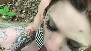 We got caught in the forest as she begged for that forbidden dick!