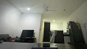 Young submissive latina gives her ass to stepbrother with spanking.