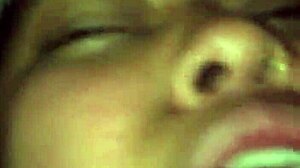 The submissive girl pleases her boyfriend's friend with her big ass and tits.