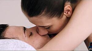 Teen girl next door visits big dick neighbor