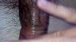 he jerks off with drooling head in hot convulsive session