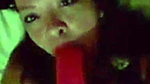 Colombiana With Big Tits Deepthroat Action.