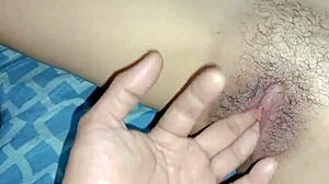 first met step uncle's friend, no condom, cum outside pussy