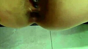 stepbrother watches me showering and fucks my hairy pussy hard