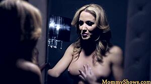 lesbian milf scissoring with her stepdaughter