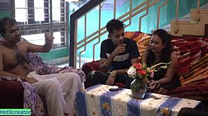 Bhabhi Agrees to Gangbang Sex Party