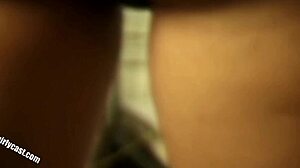 Diana's unusual Christmas photo session with blowjob