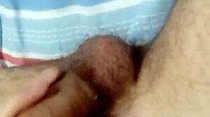 i stroke my hairy cock in close up
