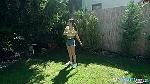 Petite Teen Sara Bell And Raul Costa Share Steamy Big Ass Pov Action In Bathtub Bubbles