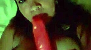 Colombiana With Big Tits Deepthroat Action.