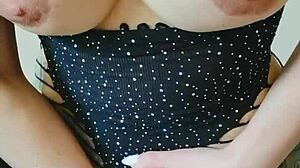 Redhead stepmother's big tits and pussy cum in taboo amateur scene